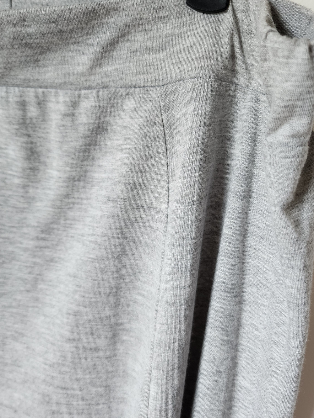 Light Gray Ruffle High-Low Skirt - Picture 10 of 15